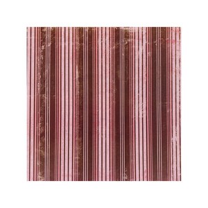 本当に素晴らしい紙、強いストライプのカードストック、2 x 12インチ、片面、グランジ風、ピンクの紙、ランダムな線、茶色のストライプ、風化