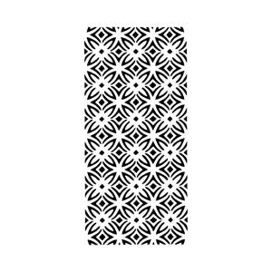 Wirklich große Schablonen, Stern Blumen 1, 4x9 ", Hintergrund, Schichtung, Wiederverwendbar, Floral, helle Blume, elegant, funkelnd, geschäftiges Muster