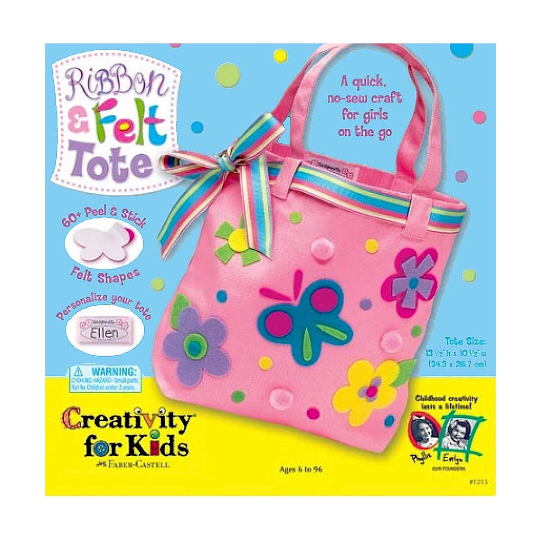 Fabercastell, Creativity for Kids, Ribbon & Felt Tote, Carry All