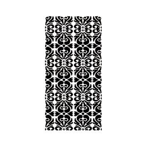 Vraiment super pochoirs, porte de fer, 4 x 20 cm, pochoir d'arrière-plan, superposition, réutilisable, motif fleuri, motif de papier peint vintage, sophistiqué