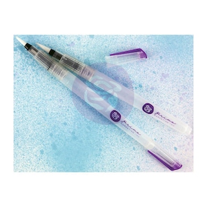 Prima, aquarelpenseelpennen, aquarelpenselen, penselen, mengborstels, set van 2, 12 mm en 15 mm, aquarelpennen, gemakkelijke grip