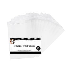Canvas Corp, Papiertaschen, kleine Taschen, weiße Taschen, Taschenbuch machen, Layouttaschen, Leckerlibeutel, Junk-Journal, Geschenktaschen, flache Papiertaschen
