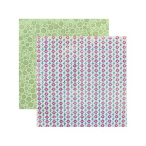 My Mind's Eye, Fine & Dandy Collection, Tickled Pink Pretty, 12 "Karton, Shabby Chic, Happy Paper, Fröhlich, Vielseitig, Pink, Blau, Beige