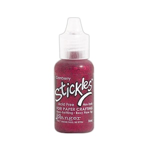 Ranger, Colla glitterata Stickles, Colla glitterata rosso mirtillo, Colla glitterata rossa, Aggiungi dimensione, Aggiungi brillantezza, Stickles rosa scuro, Rosso vino