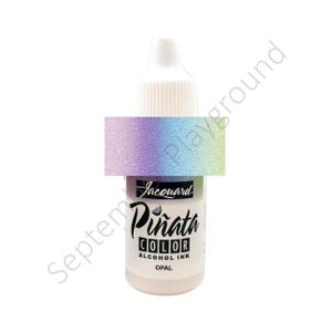 Jacquard, color piñata, tinta de alcohol, tinta de alcohol ópalo, 0.5 fl oz, tinta de alcohol iridiscente, tinta de alcohol que cambia de color, tinta de alcohol arcoíris