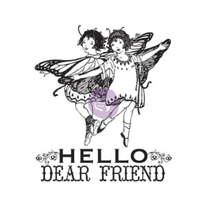Prima, timbri in acrilico trasparente, timbri Friends, timbri piccoli, Hello Dear Friend, Fairy Friends, Girl Fairies Friendship, timbri Together, ATC