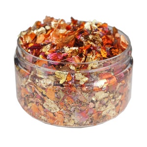 Creative Expressions, Cosmic Shimmer, Gilding Flakes, Red Blaze, Gold Gilding Flakes, Red Gilding Flakes, Foil Flakes