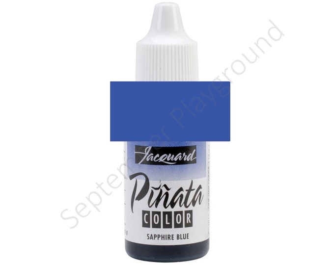 Jacquard, Piñata Color, Alcohol Ink, Sapphire Blue Alcohol Ink, .5 Fl ...