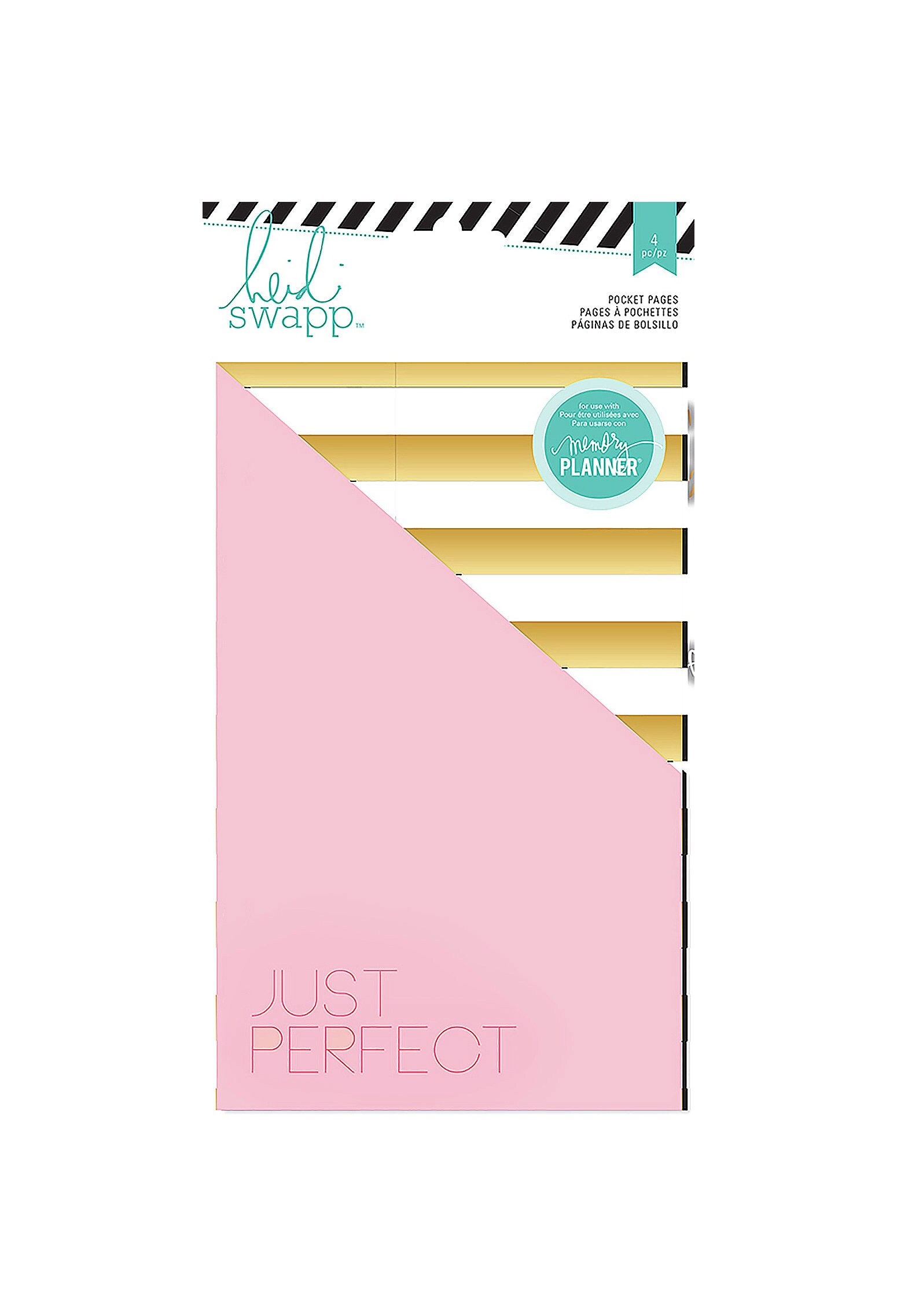 Heidi Swapp, Hello Beautiful, Tasche per raccoglitori, Tasche per planner, Collezione di planner di memoria, Pagine tascabili, Pagine per planner, Tasche per diario