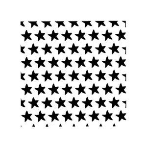Carta Bella, Starfish Stencil, Stars, 6x6", Rows of Stars Stencil, Background. Summer Loving Starfish, Whimsical, Sea Life, Ocean Life, Fun