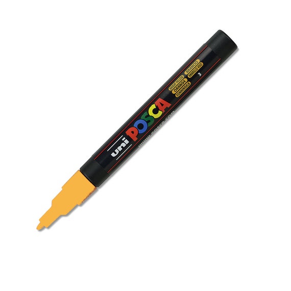 オッフェン　pointed posca beige&black Amazon.com: POSCA Uni PCF-350 Brush Tip Paint Marker Pen