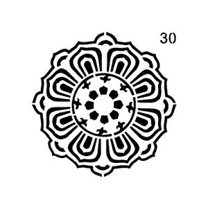 Vraiment super pochoirs, Mini, fleur 30 pochoirs, 3,5 pouces, réutilisables, fleurs, français, gai, superposition de pétales, fleurs de campagne, marguerite