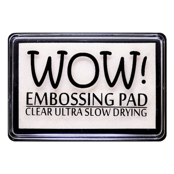 WOW! Embossing Pad, Embossing Ink Pad, Ultra Slow Drying Embossing Ink, Clear Embossing Pad, Clear Embossing Ink Pad, For Embossing Powder