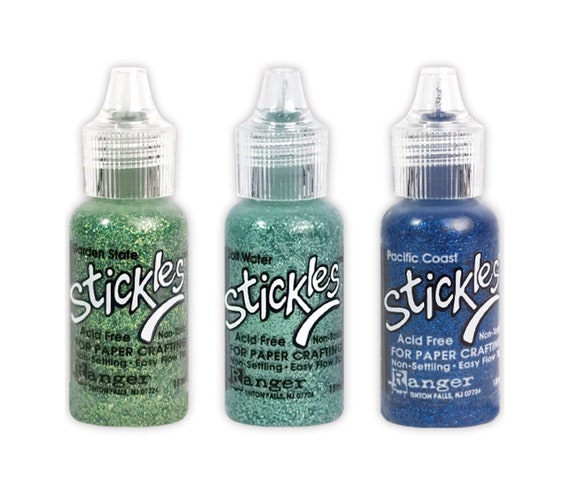 Range, Stickles Glitter Glue, 3 Colors, Garden State Green