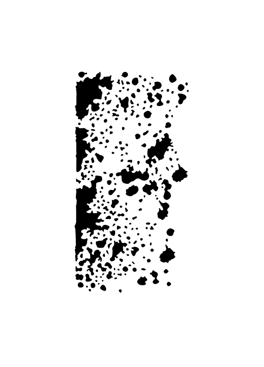 Really Great Stencils, Dust Bin Stencil, 3.5