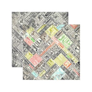 7 Gitanos, Colección Aviñón, 2 x 12". Papeles para anuncios, cartulinas efímeras, cartulinas para anuncios vintage, cartulinas francesas, papel para revistas basura.