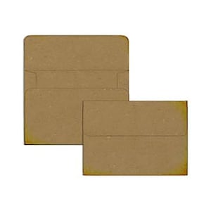 7 Gypsies, Enveloppes épaisses, Enveloppes papier cartonné, Kraft brun, Enveloppes nues, Enveloppes brunes 6 1/2 x 4 5/8 po., Enveloppes moyennes