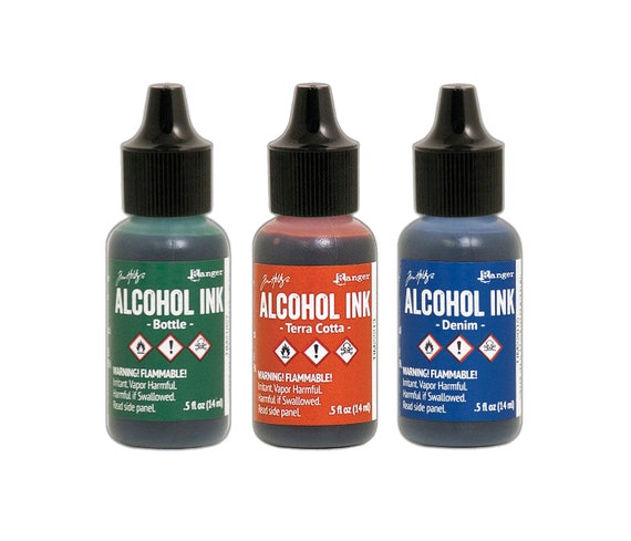 Tim Holtz Alcohol Ink .5oz 3/Pkg Lot Of 5 Packages – TAK-52555