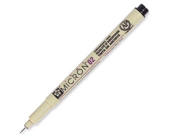 Sakura, bolígrafo Pigma Micron, tinta negra, punta de 0,2,30 mm, punta fina, permanente, resistente a las manchas, no traspasa, ¡el mejor bolígrafo para dibujar! Resistente al agua.