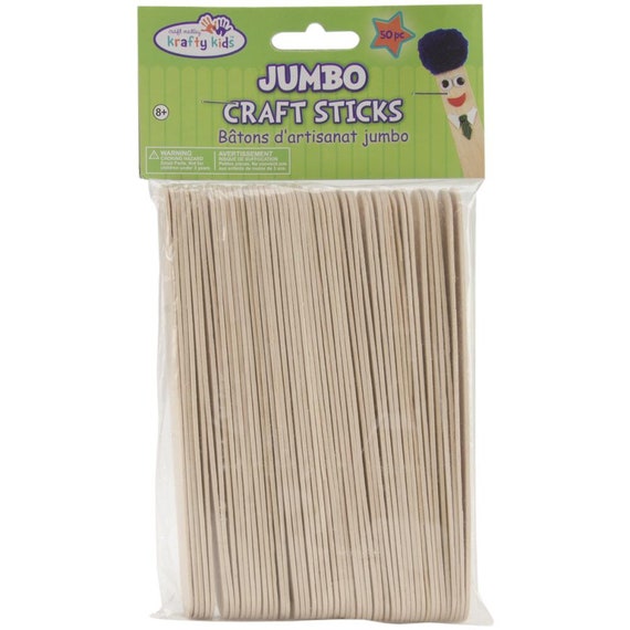 Multicraft, Craft Sticks, Jumbo Premium Craft Sticks, Wood Craft