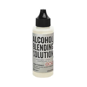 Ranger, Tim Holtz, Tinta con alcohol, Solución para mezclar, 2 fl oz, Tinta con alcohol transparente, Difuminador de tinta con alcohol