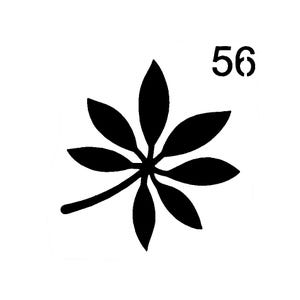 Vraiment super pochoirs, mini, feuilles 56 pochoirs, 3" x 3', réutilisables, tige de plante, feuille, floral, fleur, fantaisiste. Fleurs amusantes