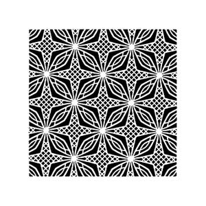 Wirklich tolle Schablonen, Sternblumen, 6x6-Zoll-Schablone, Hintergrund, Schichtung, wiederverwendbar, Blumenmuster, helle Blume, elegant, funkelnd, geschäftiges Muster