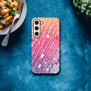 Samsung Tough Case - Manhattan (New York City) Urban Design Karte (Farbe)