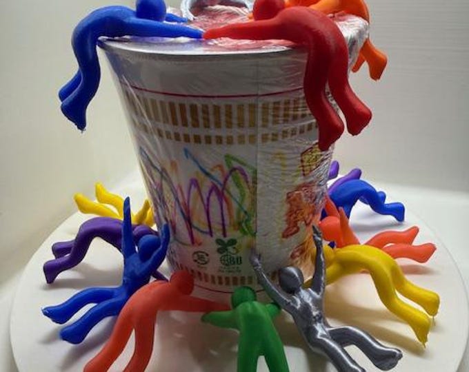 Noodle Stopper Figure For Cup Of Noodles Noodle Topper