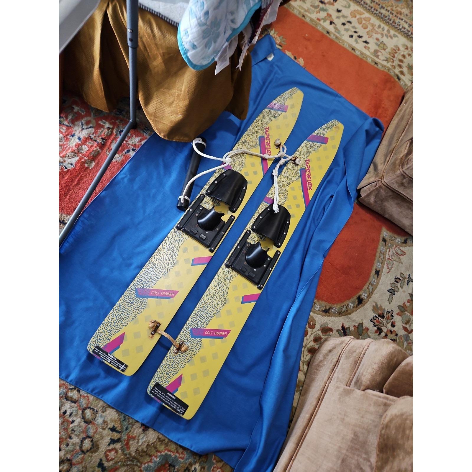 Vintage Wooden Water Skis - Etsy Canada