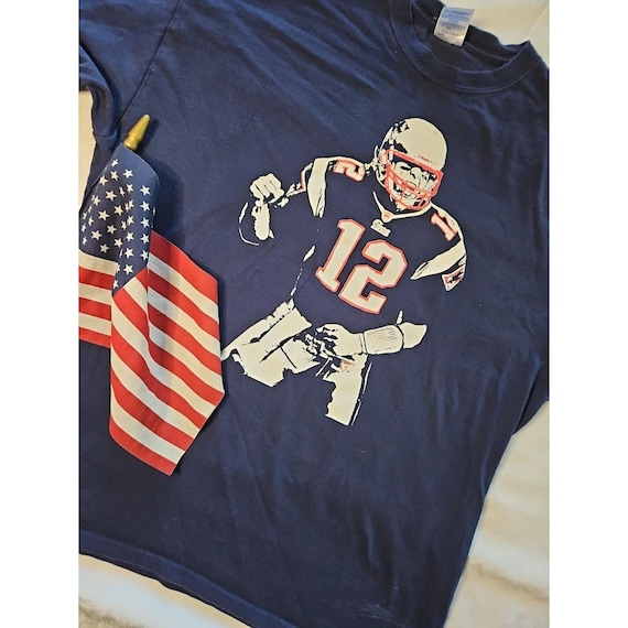 Vintage Tom Brady New England Patriots #12 T-shirt XL NFL