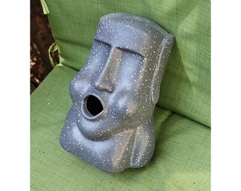 Easter Head Tissue Box Napkin Holder Stone Head Moai Box Tissue Dispenser