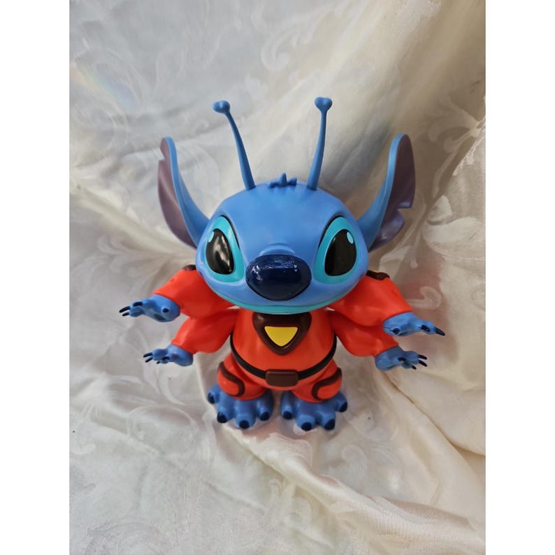 3 figuras de Disney Lilo & Stitch bailando Hula Elvis Experiment Alien de 8" (Lote) imagen 3
