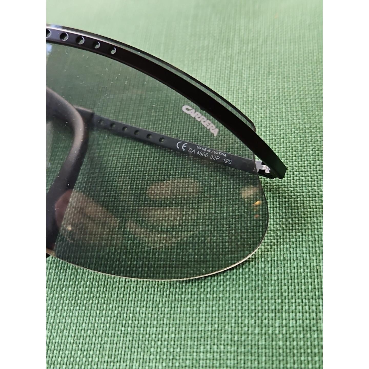Vintage Carrera Sunglasses Black Floating Lens 4866 92P 120  display picture 2