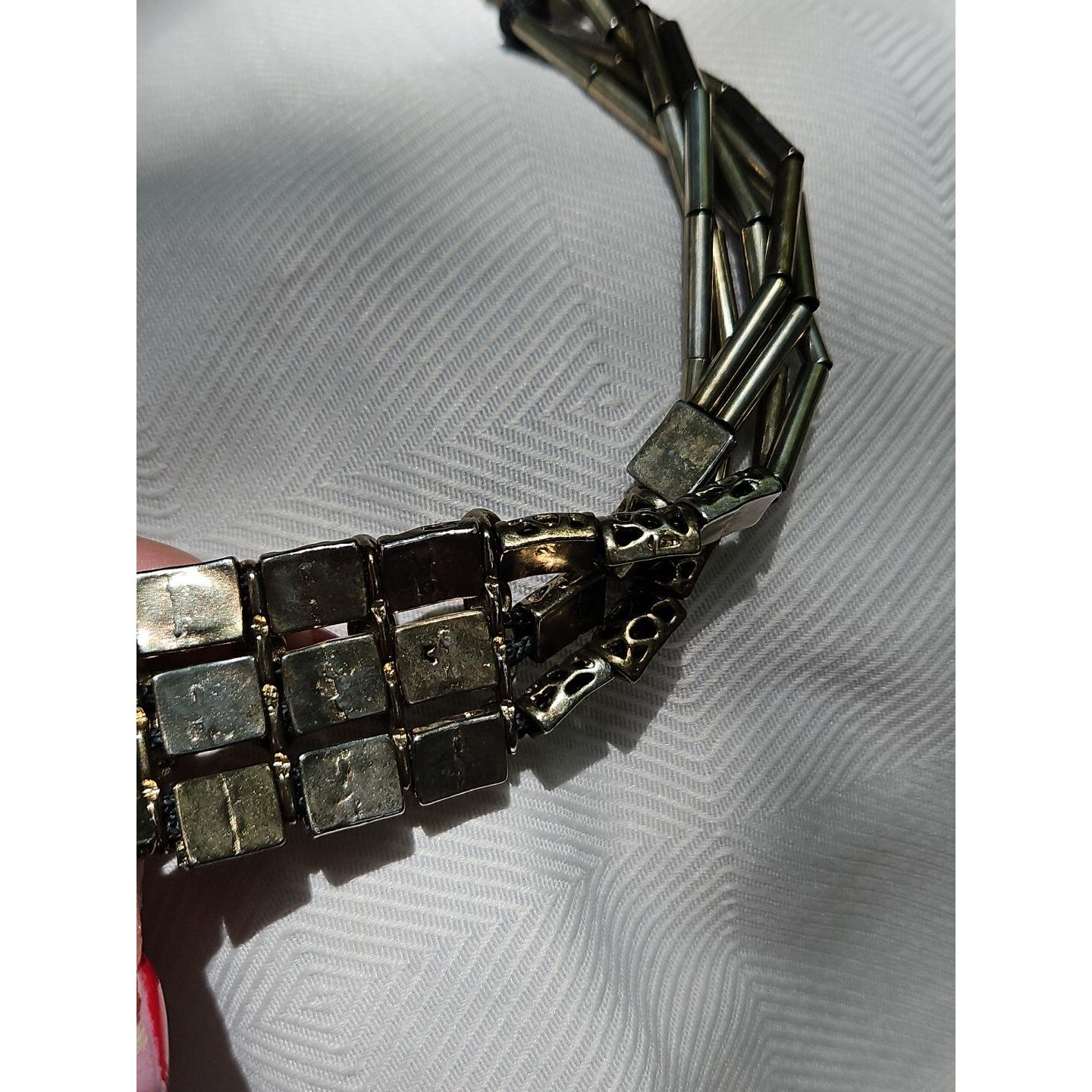 Vintage WIDE LAYERED Chain Belt MODERNIST Runway‎ Brutalist Filigree STEAMPUNK Steampunk Wide Belts for Women for sale | eBay main image 2