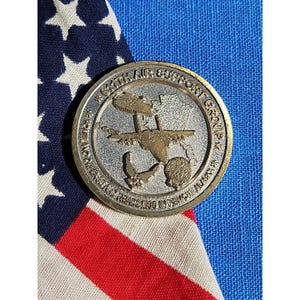 611:e flygstödsskvadronen Alaska Challenge Coin Commander Outstanding