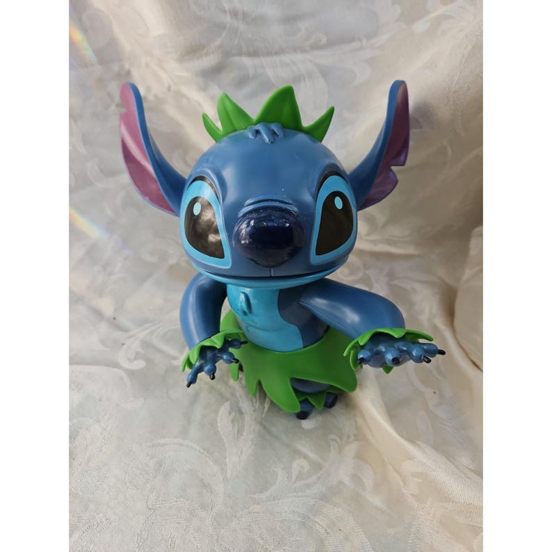 3 figuras de Disney Lilo & Stitch bailando Hula Elvis Experiment Alien de 8" (Lote) imagen 5