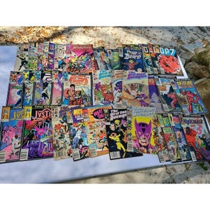 40 Marvel Comic Books Vintage 80s DP7 STRIKEFORCE Star Brand Spitfire Justice
