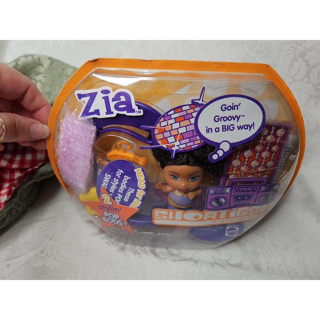 ZIA SHORTIES Doll Dynamite Disco Diva Pop Bods VINTAGE 2004 Mattel