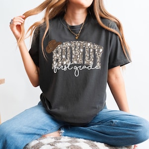Western Teacher Shirt, Custom Grade Level Teacher T-Shirt, Cowgirl Teacher Shirt, Howdy Teacher T-Shirt, Back to School Tee for Teachers