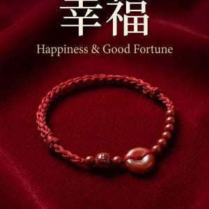 Red Cord Bracelet Handmade Lucky Bag Charm Prosperity Blessing – Classic Collection