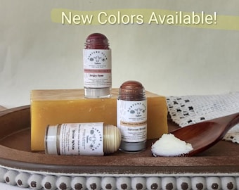 Tallow Cheek & Lip Tint Stick: Natural Beeswax Makeup