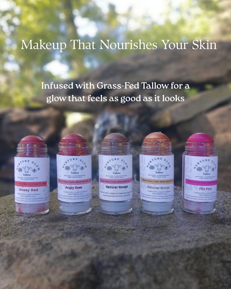 NurtureGlowTallow Cheek & Lip Tint Stick - Thumbnail 3
