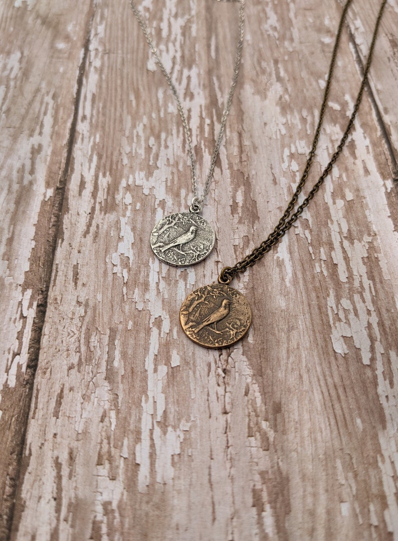 St. Cecilia Religious Medal Necklace in Antique Bronze or Etsy