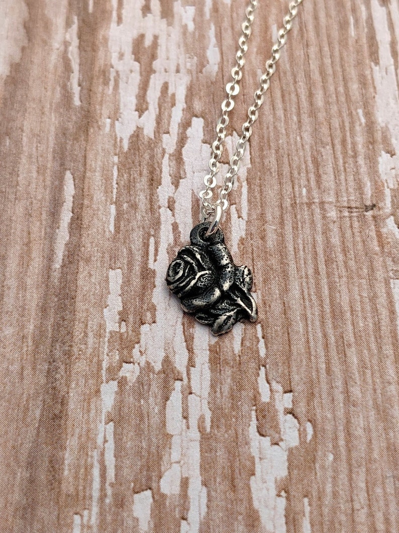 Miraculous Medal Necklace - Rose - Rosa Mystica - Virgin Mary - Our ...