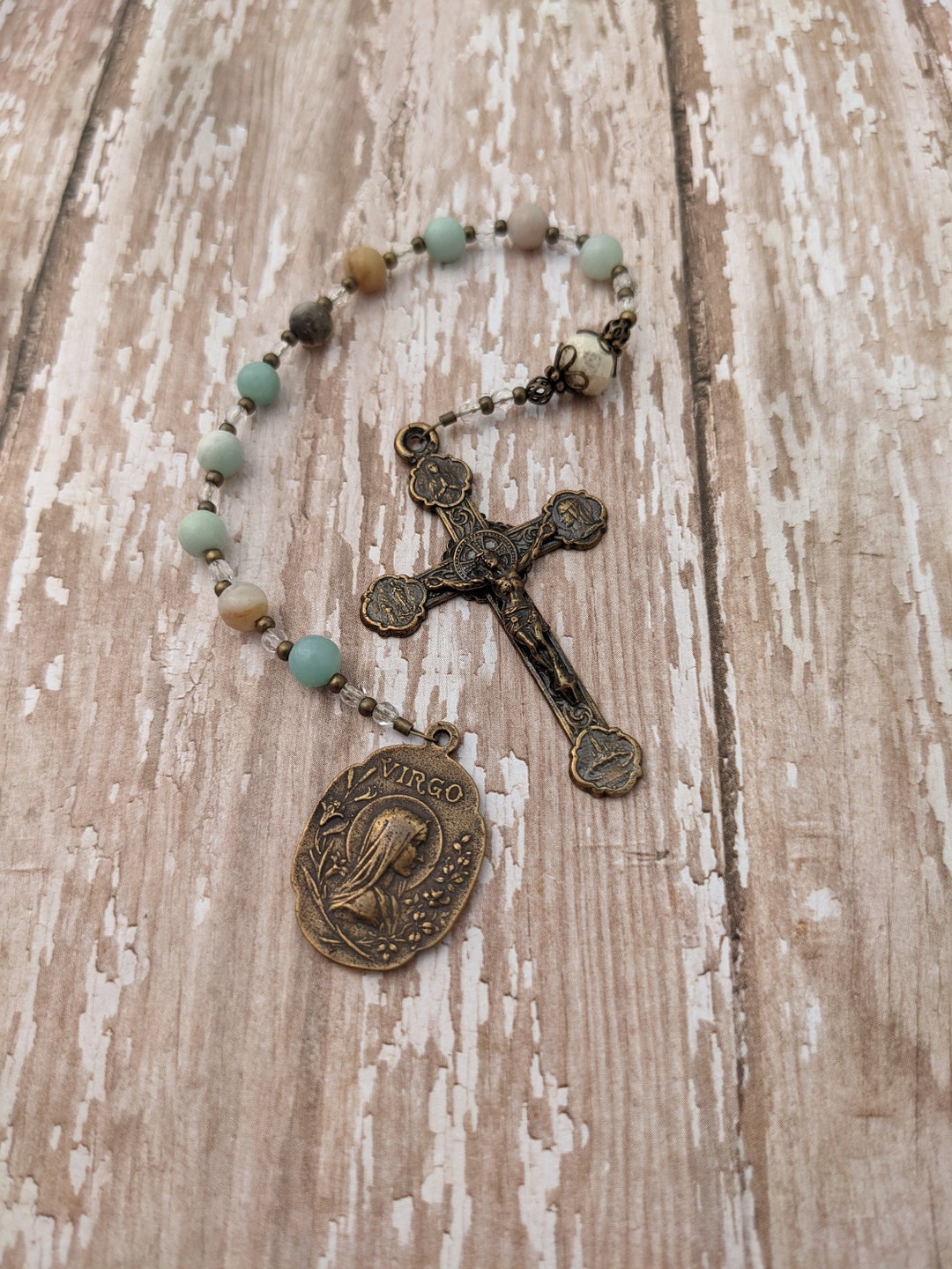Our Lady of Lourdes Catholic Pocket Rosary - Chaplet - St. Bernadette ...