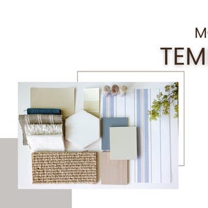 Plantilla de tablero de estado de ánimo: diseño de interiores