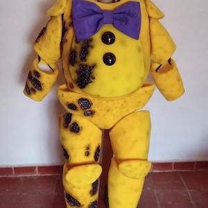 Yellow Rabbit Costume Rotten Yellow Rabbit Movie Version Cosplay Suit (without the Head and Hands ...