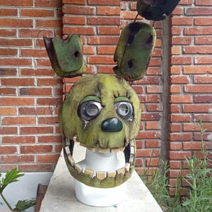 Spel Springtrap mask Fnaf cosplay