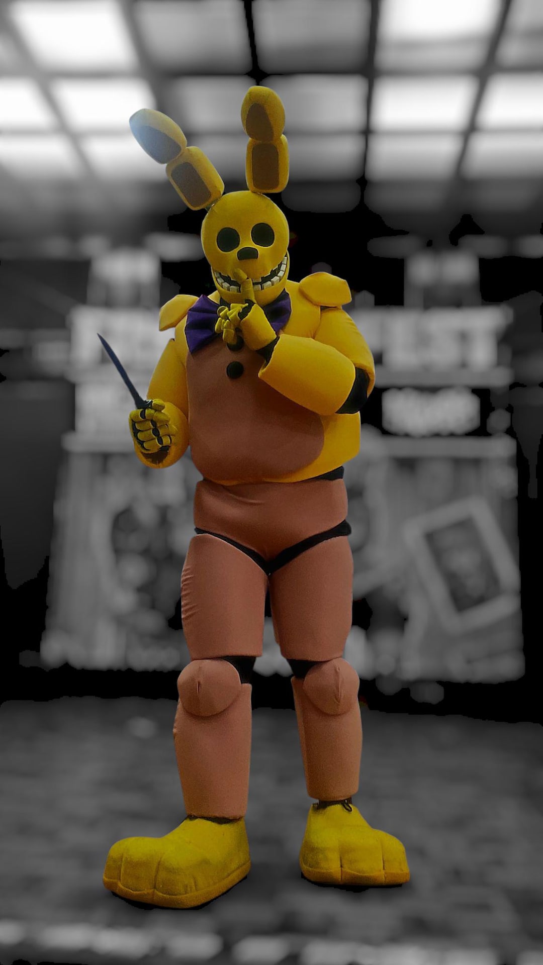 FNaF cosplay Spring Bonnie costume full body (on request) - Etsy España